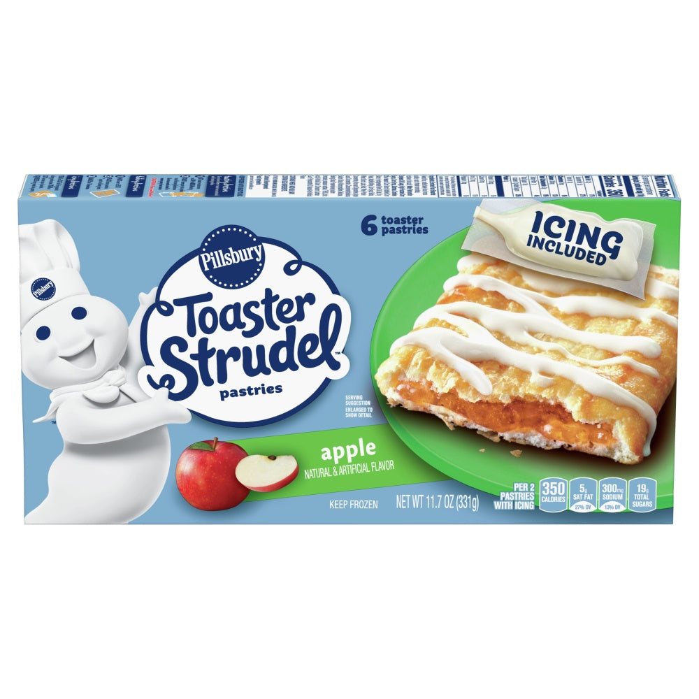 Pillsbury Toaster Apple Strudel, 6 Ct