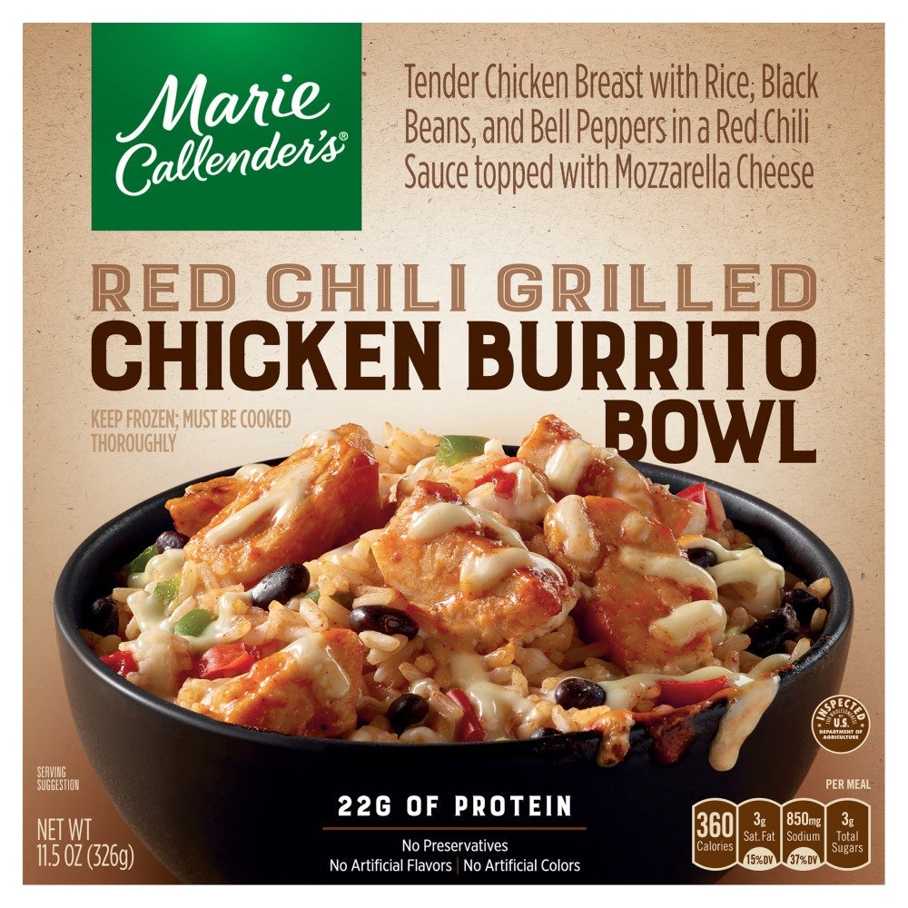 Marie Callender's Chicken Burrito Bowl Entree, 11.5 Oz