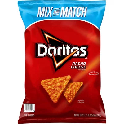 Doritos Nacho Cheese Tortilla Chips, 18.38 Oz