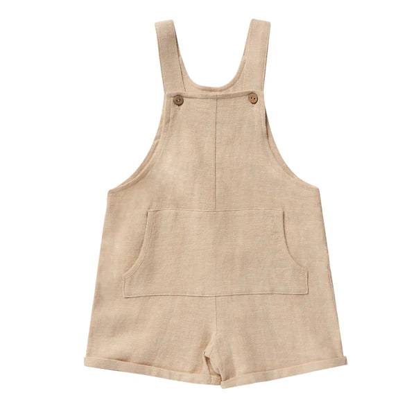 Rylee & Cru billie overalls in heathered sand 18-24M