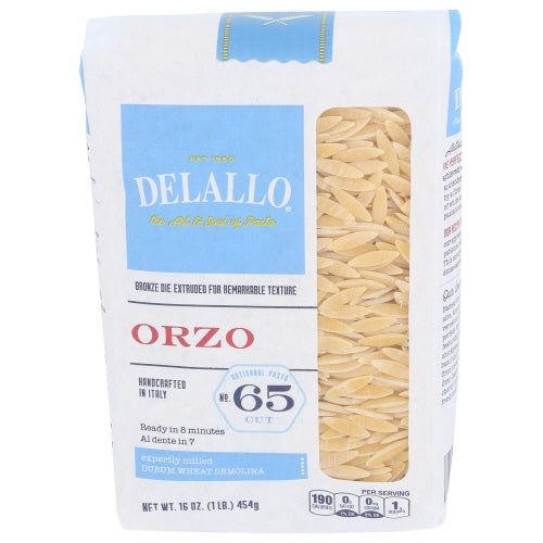 Dellalo Orzo Pasta, 16 Oz