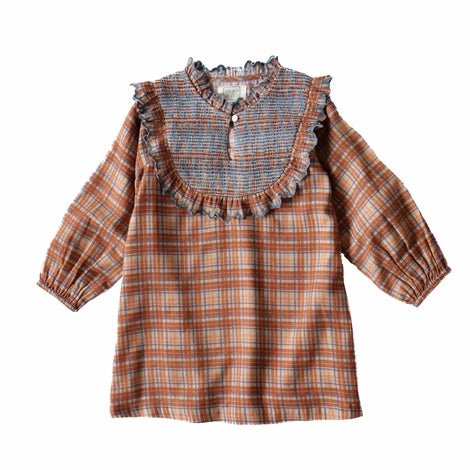 Bonheur du Jour Dress Sanae | CHECKS / 6Y