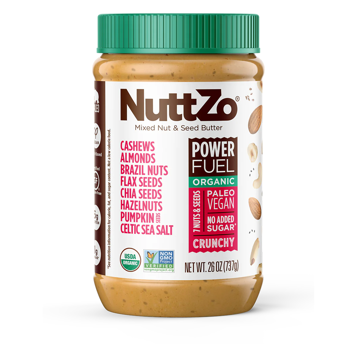 NuttZo Mixed Nut & Seed Butter, 26 Oz