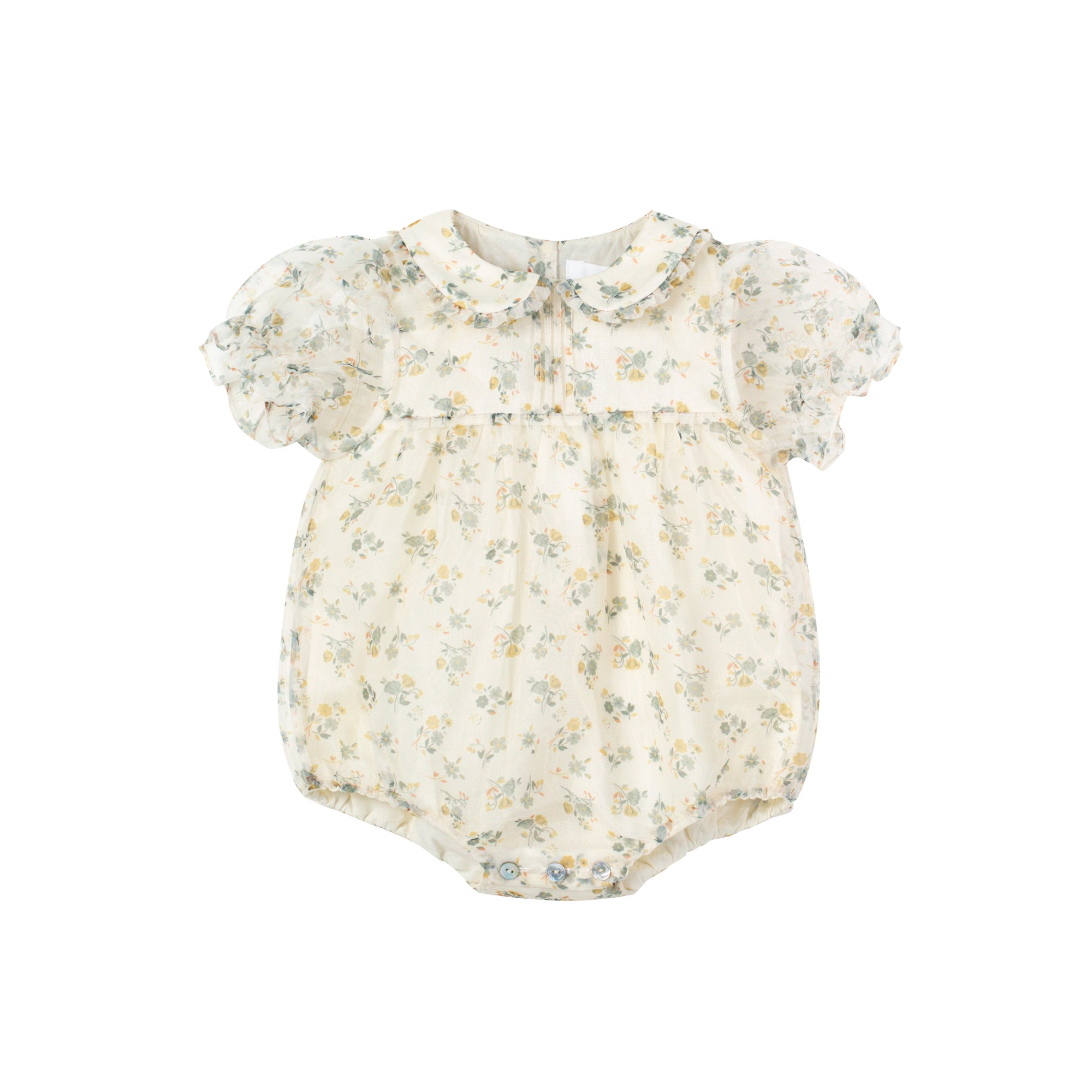 Cera Una Volta Vienna Romper Blue Flower - 12M