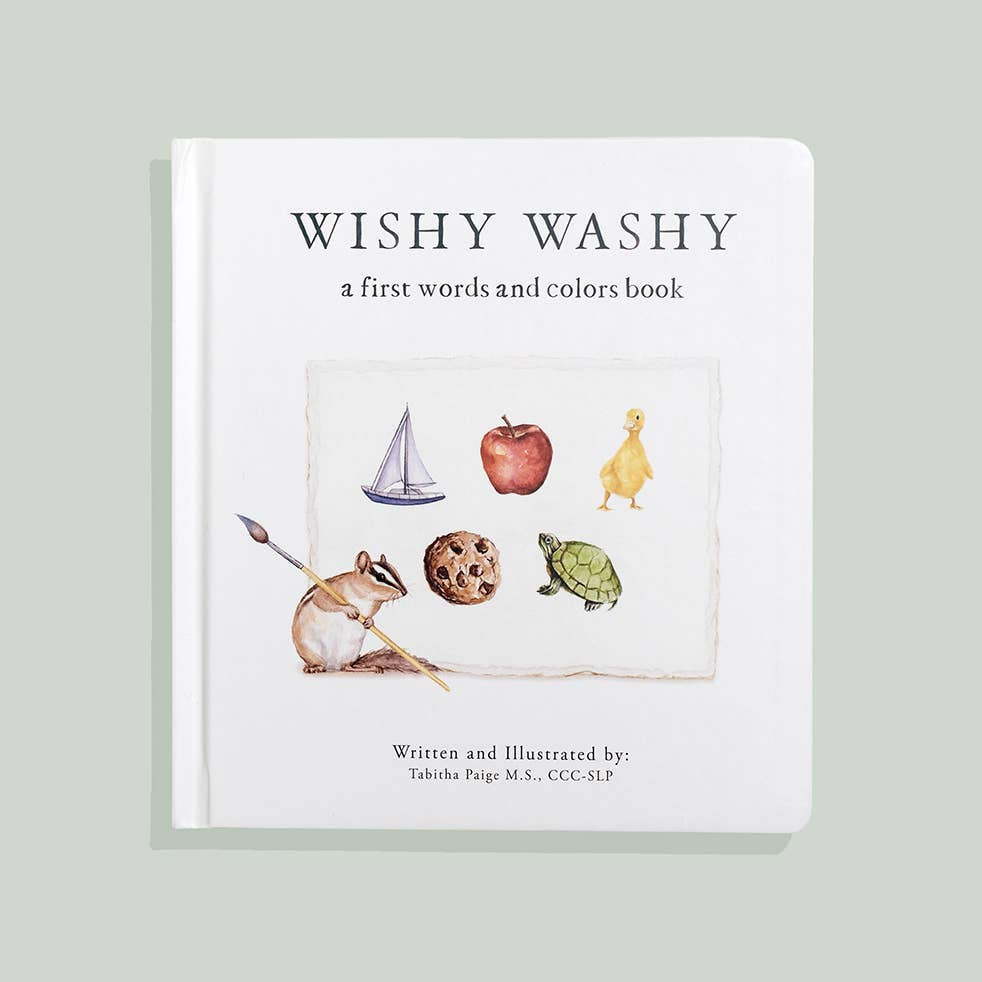 Wishy Washy: A Board Book of First Words and Colors