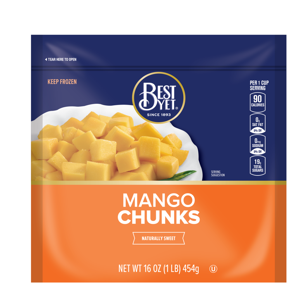 Best Yet Frozen Mango Chunks 16oz