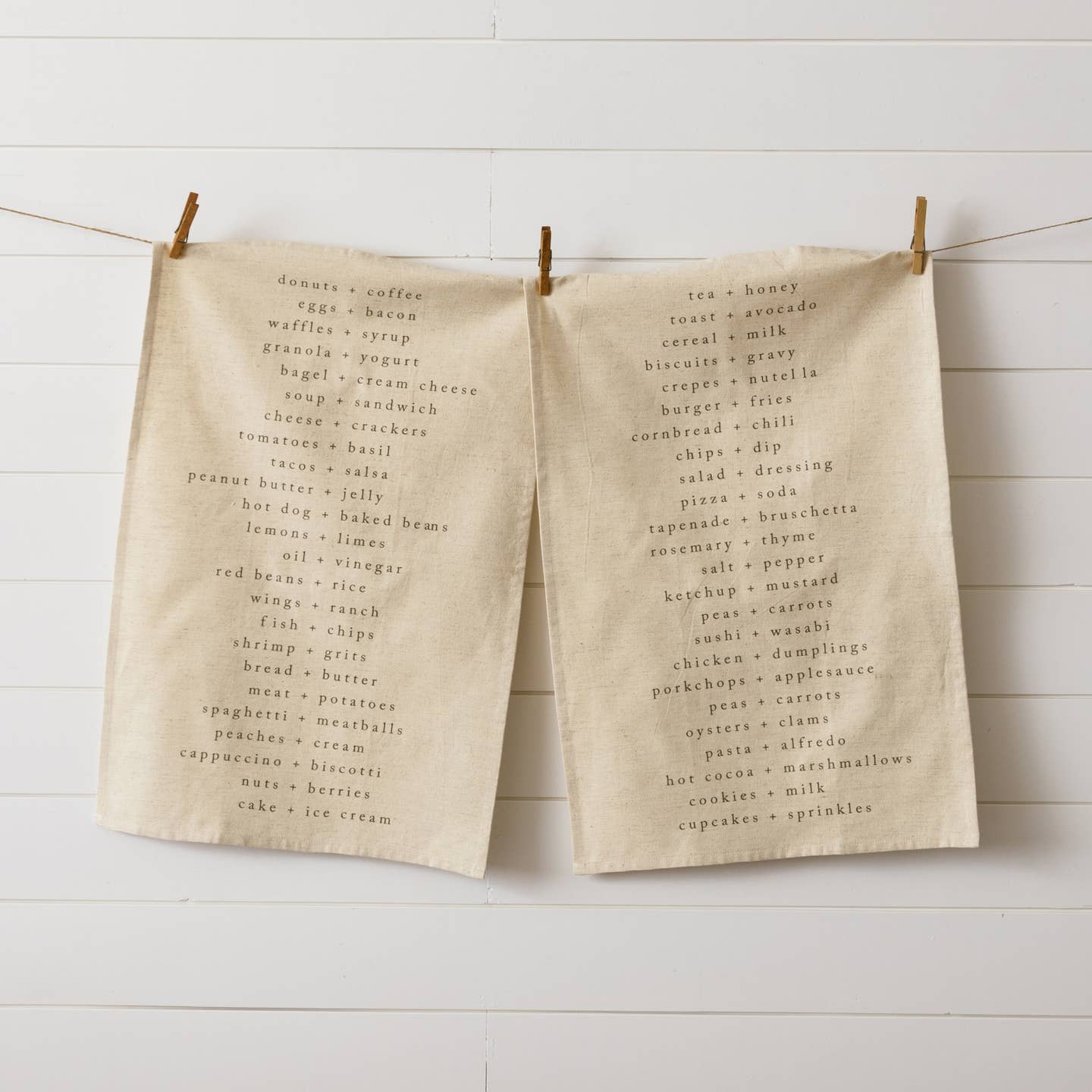 Tea Towels - Food Combos (PK/2)