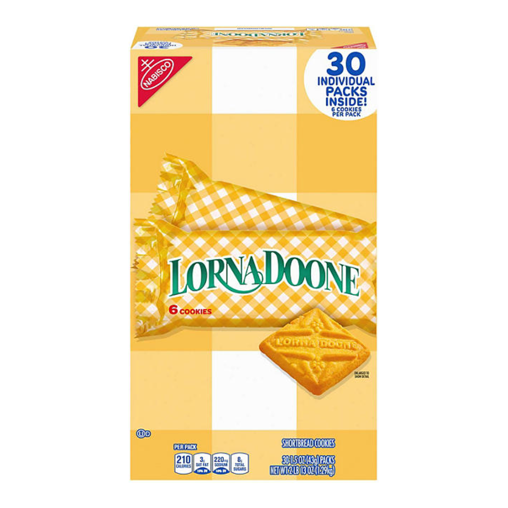 Lorna Doone Shortbread Cookies, 6 Ct, 30 Pk