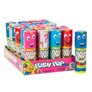 Push Pop Individually Wrapped Lollipop Fruity Flavored, 1 Ct