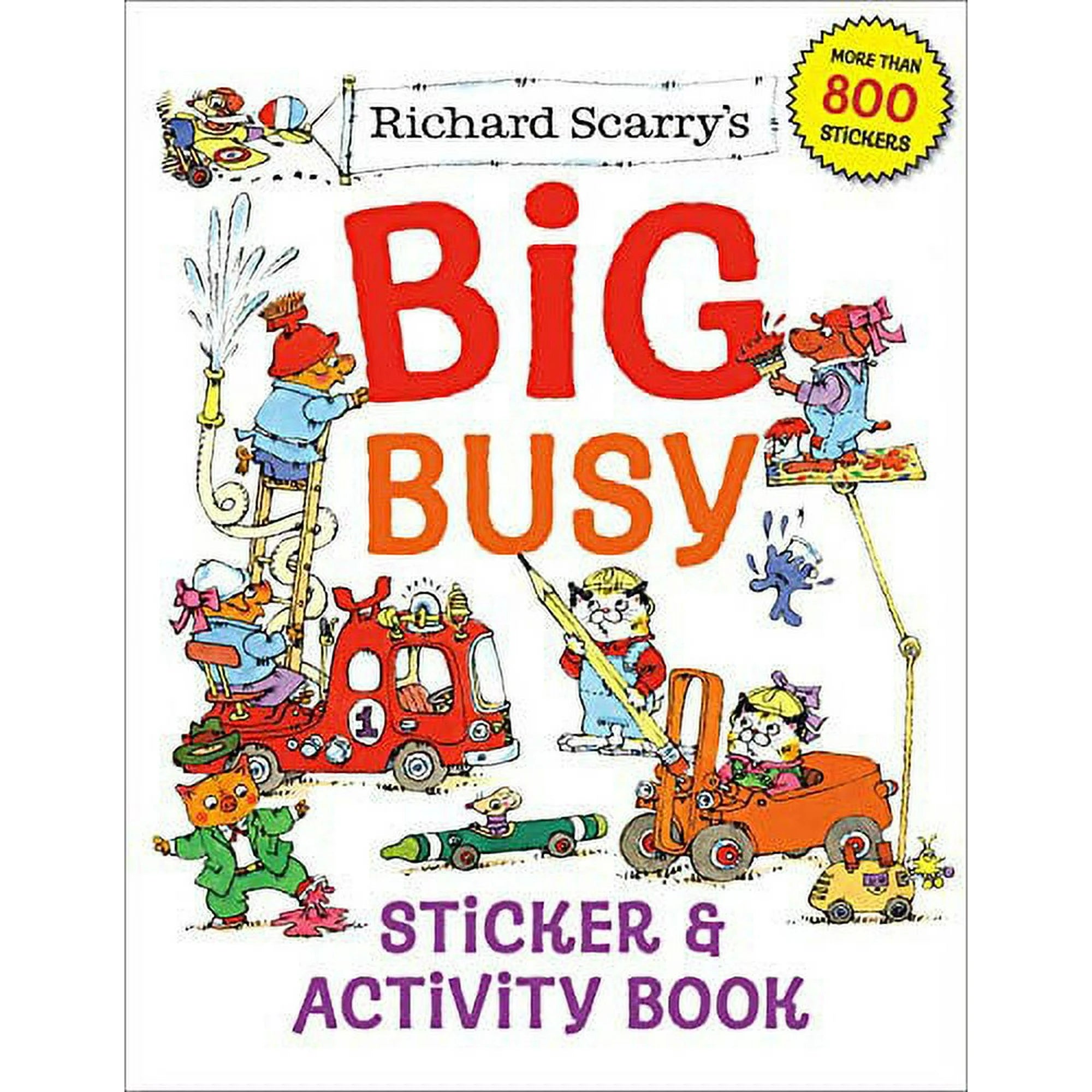 Richard Scarry's Big Busy Sticker & Activity Book