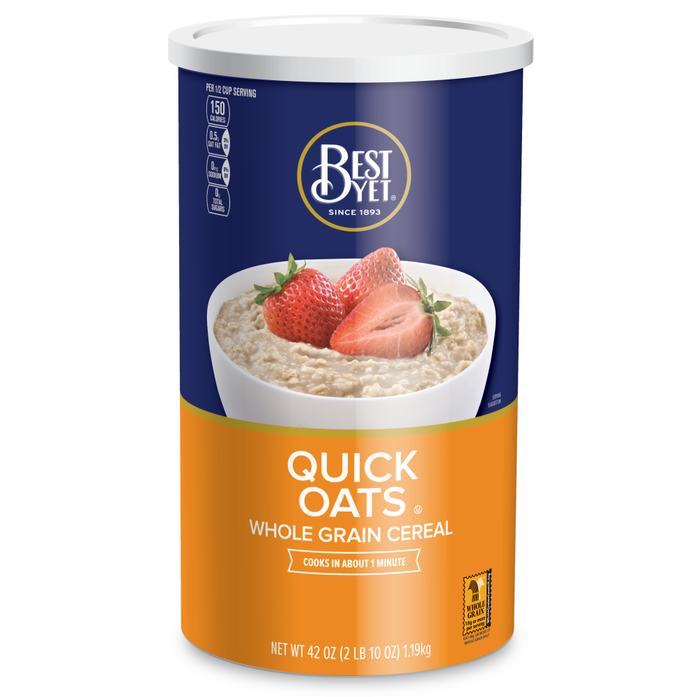 Best Yet Quick Oats, 42 Oz