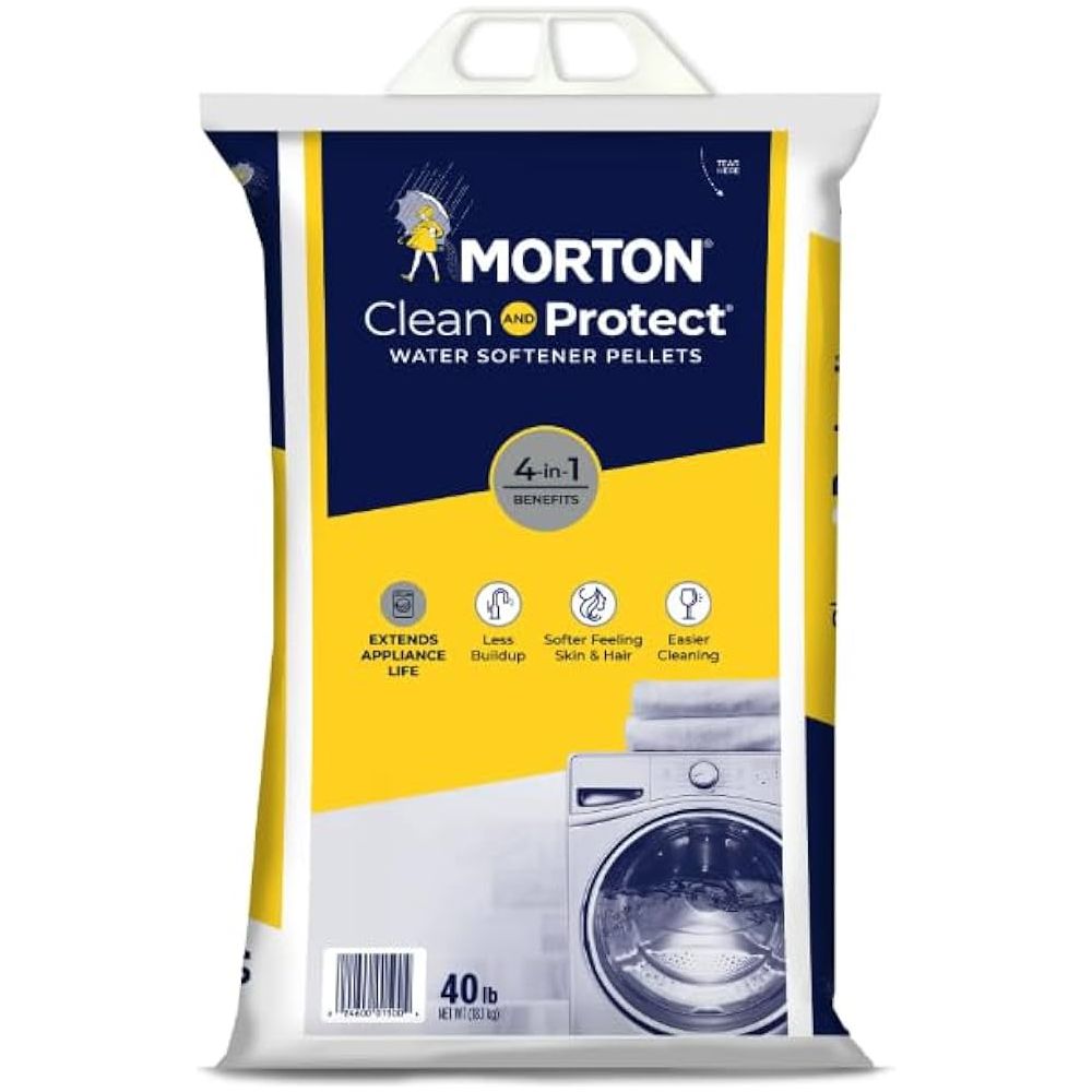 Morton Clean and Protect Water Softener Pellets, 40 Lbs