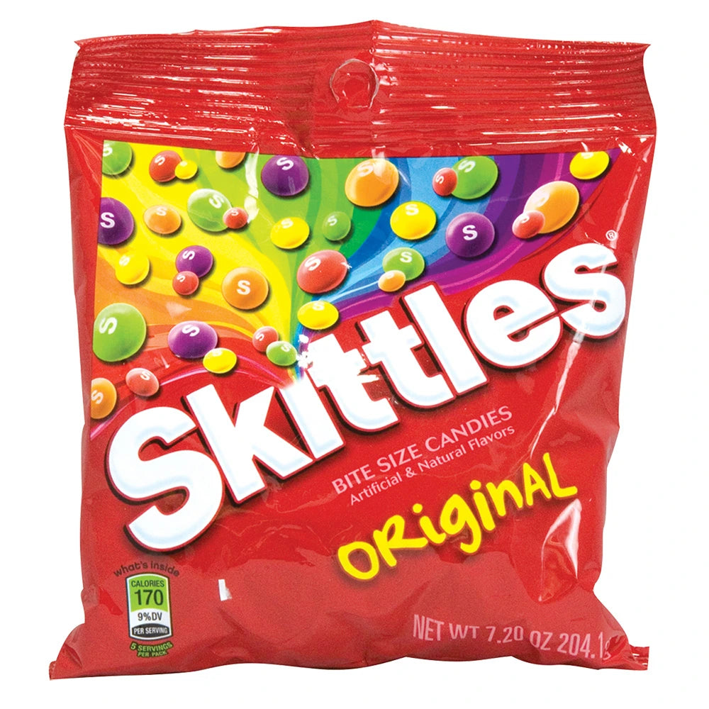 Skittles Original Peg Bag, 7.2 Oz