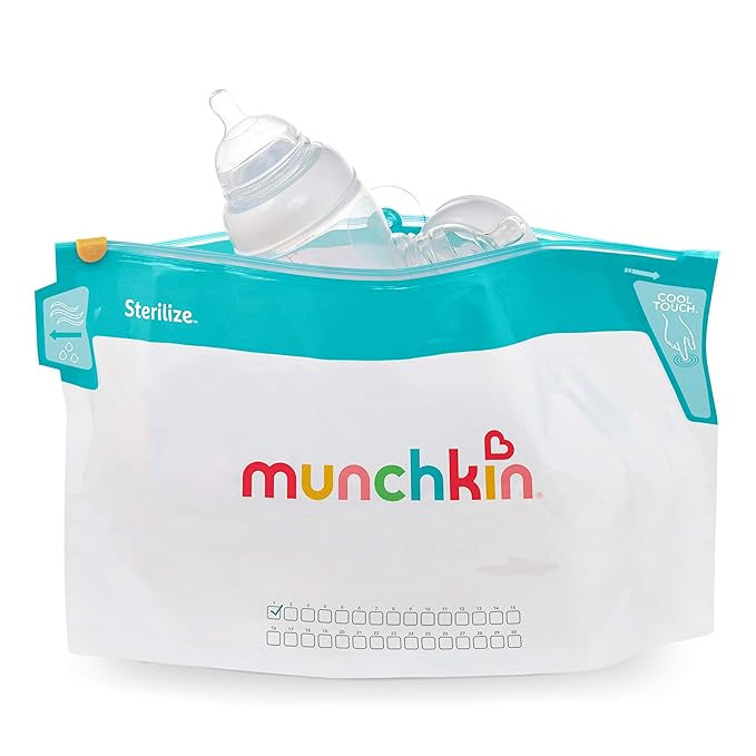 Munchkin Jumbo Microwave Sterilizer Bags, 6 Ct