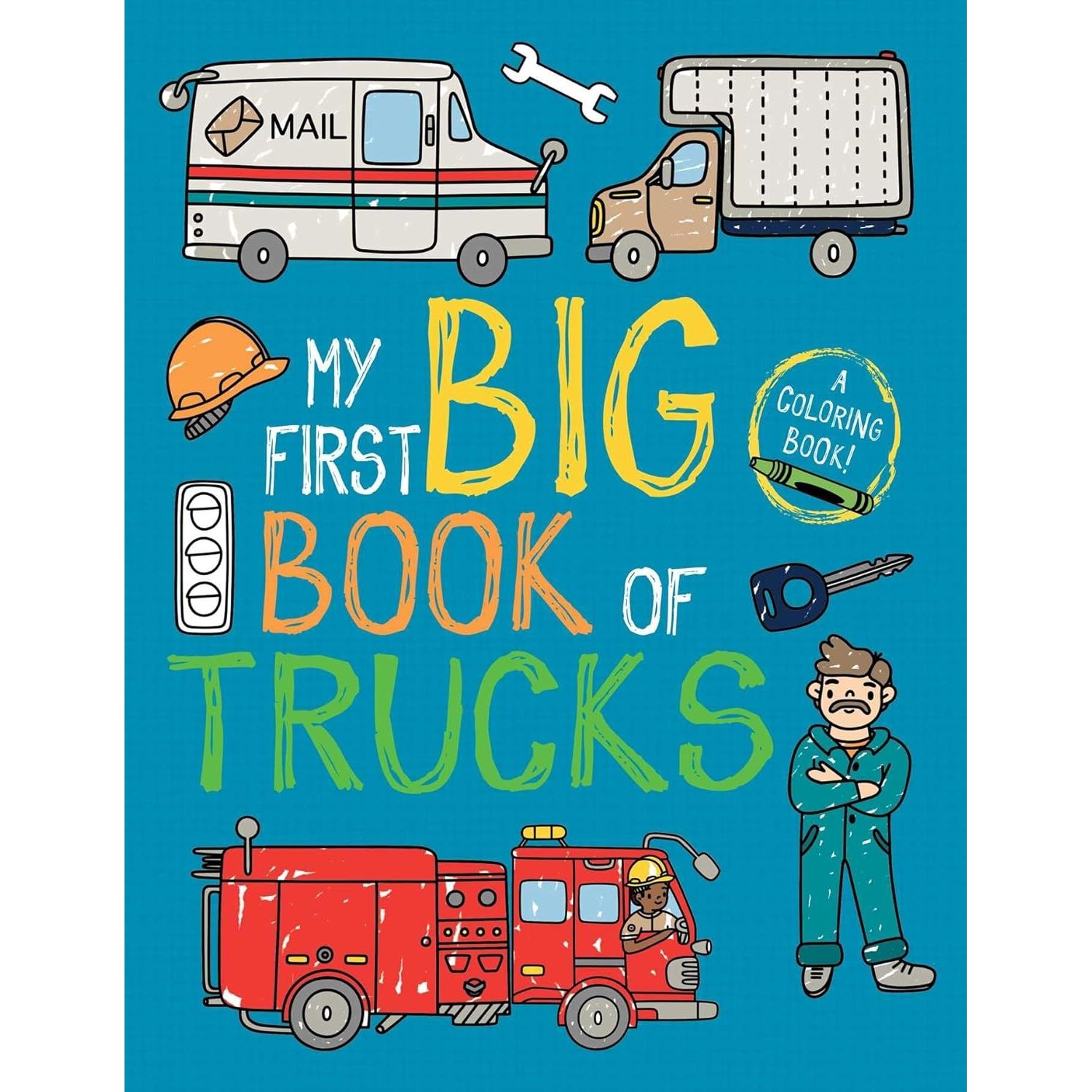 My First Big Book of Trucks Coloring Book