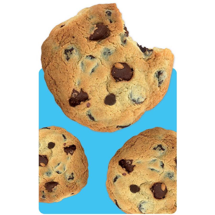 Chocolate Chip cookie mini notepad