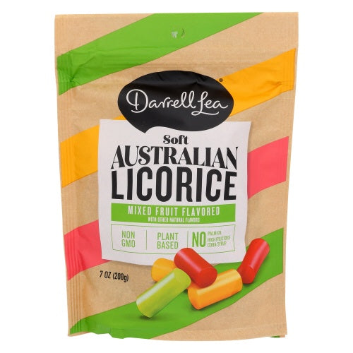 Darrell Lea Australian Soft Eating Mixed Fruit Licorice, 7 Oz