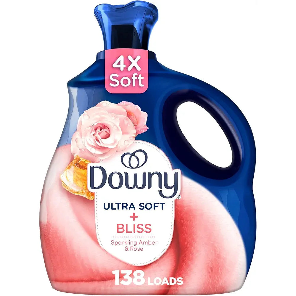 Downy Infusions Bliss Sparkling Amber & Rose Liquid Softener, 138 Loads, 93 Oz