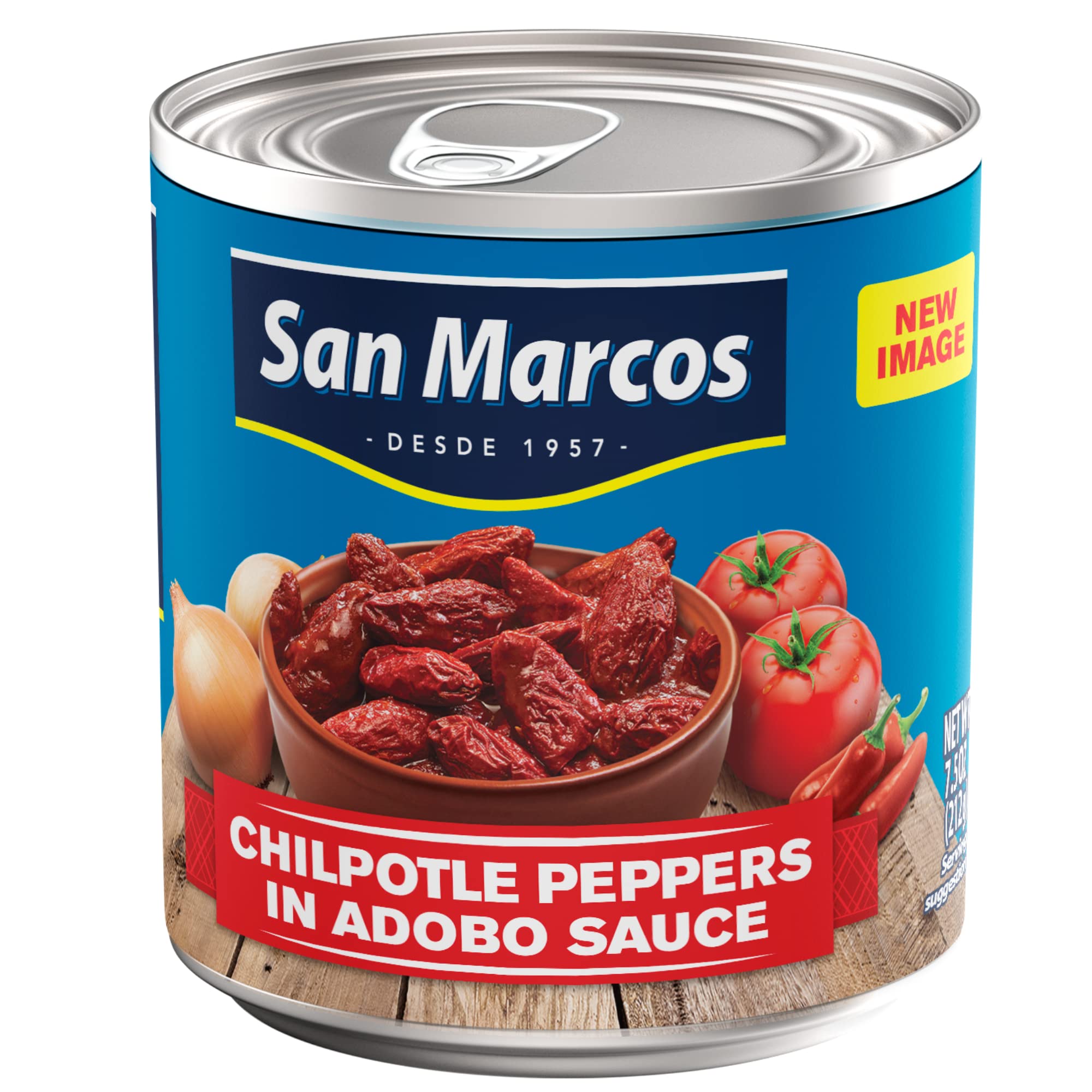 San Marcos Chipotle Peppers in Adobo Sauce, 7 Oz