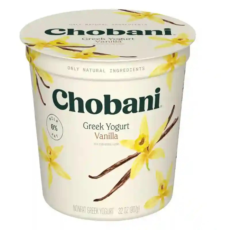 Chobani Non-Fat Vanilla Greek Yogurt, 32 Oz