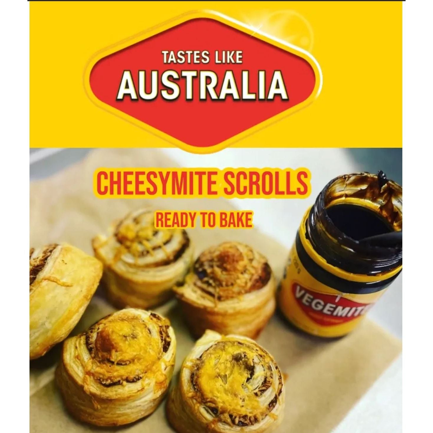 Aussie Uncooked CheesyMite Scrolls, 6 Ct