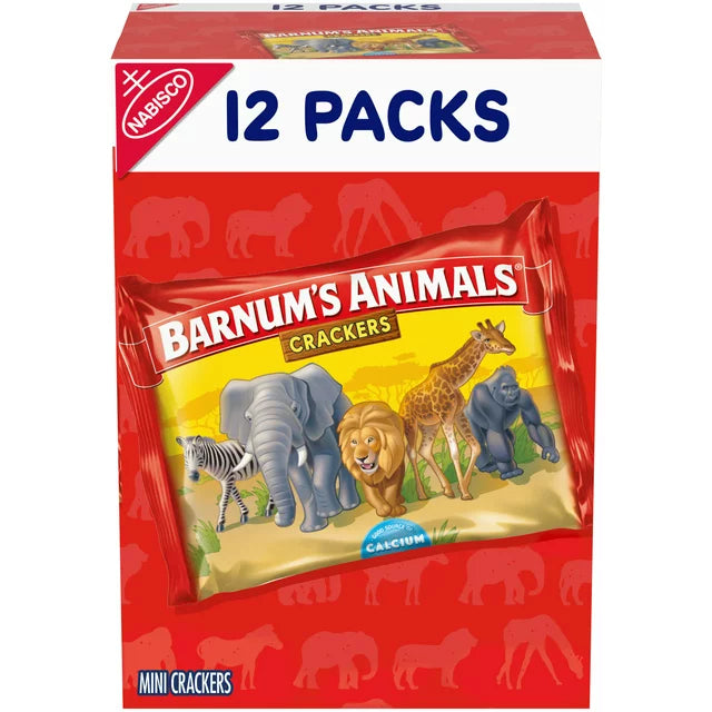 Nabisco Barnum's Animal Crackers Multipack, 12 Ct