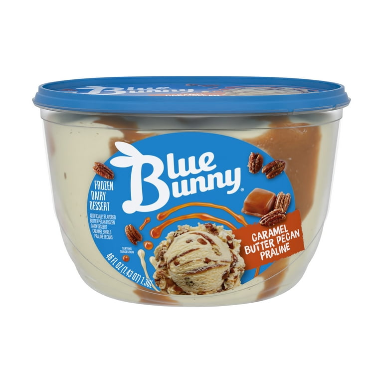 Blue Bunny Butter Pecan Praline Ice Cream, 48 Oz