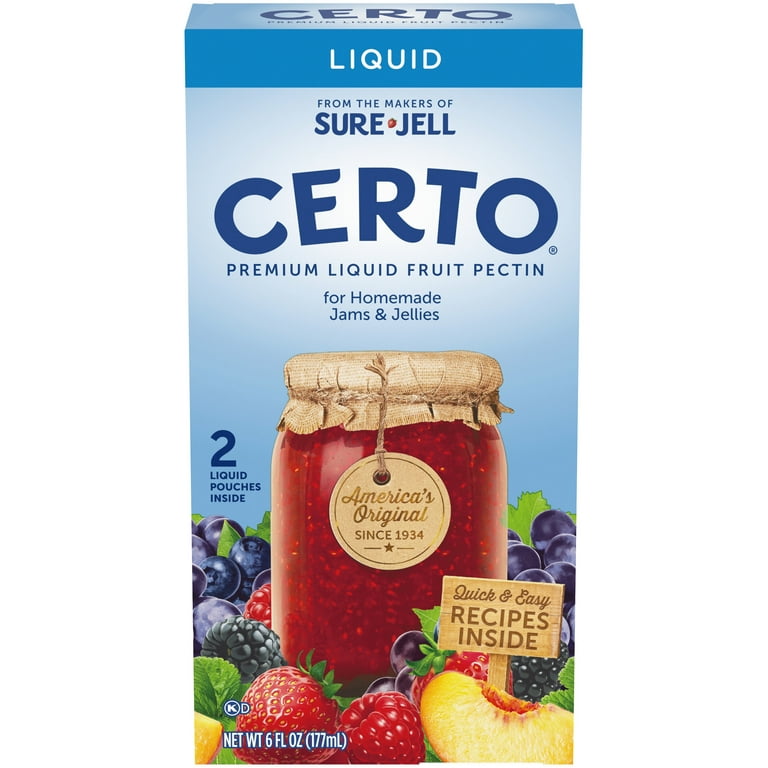 Certo Premium Liquid Fruit Pectin, 2pk,  6 Fl Oz