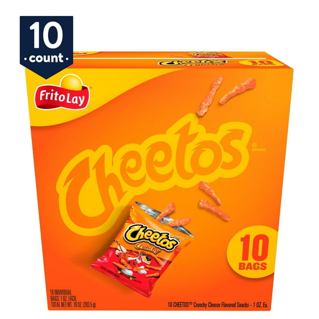 Cheetos Crunchy, 1 Oz Bags, 10 Ct