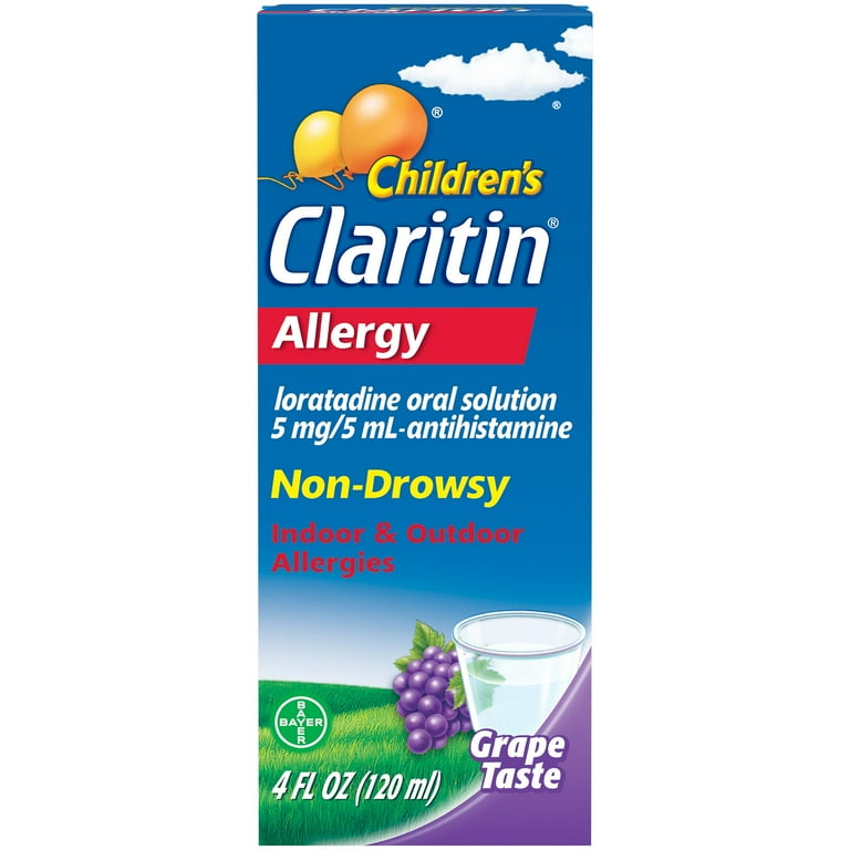 Children's Claritin Grape Allergy Relief Syrup, 4 Oz