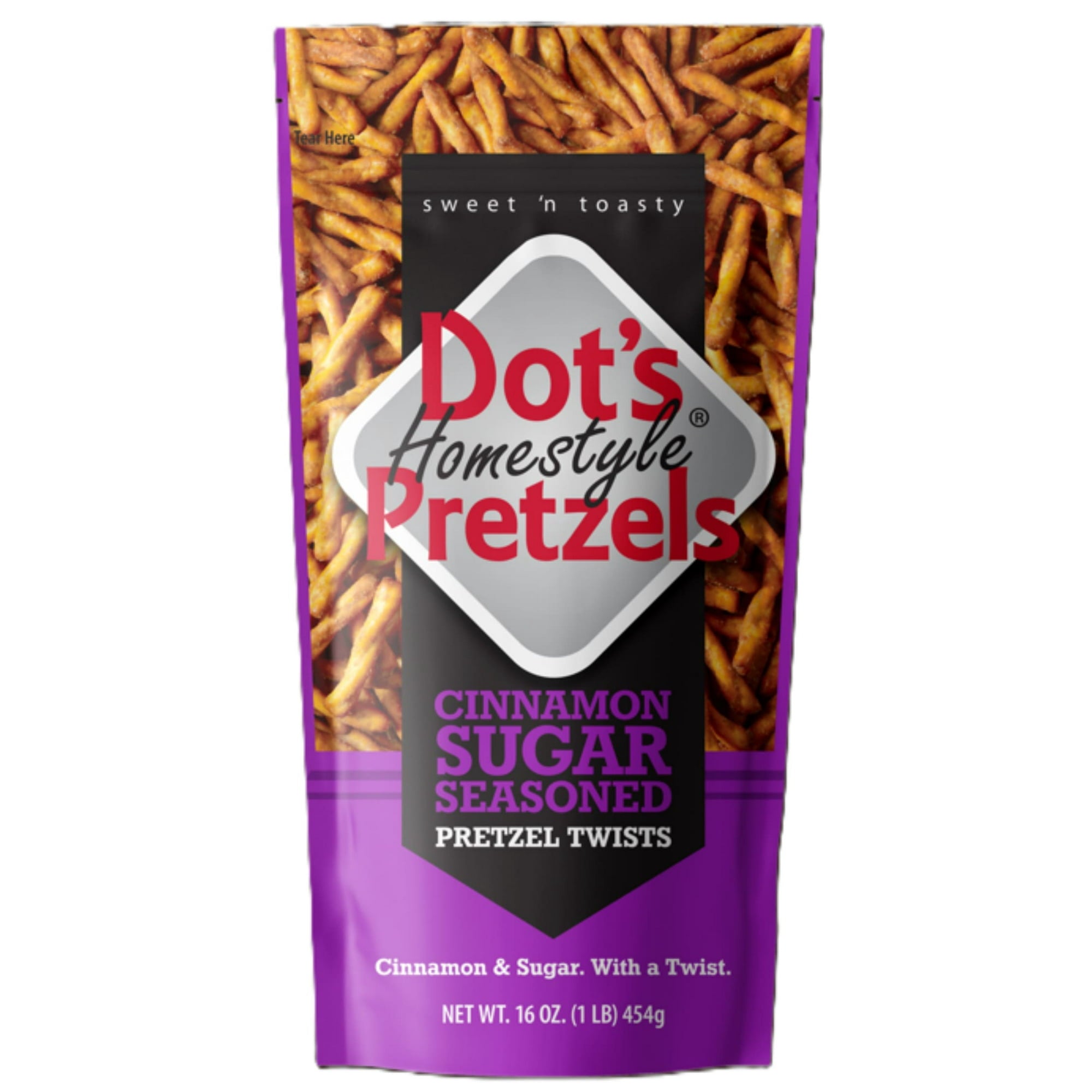 Dot's Cinnamon Sugar Pretzels, 16 Oz