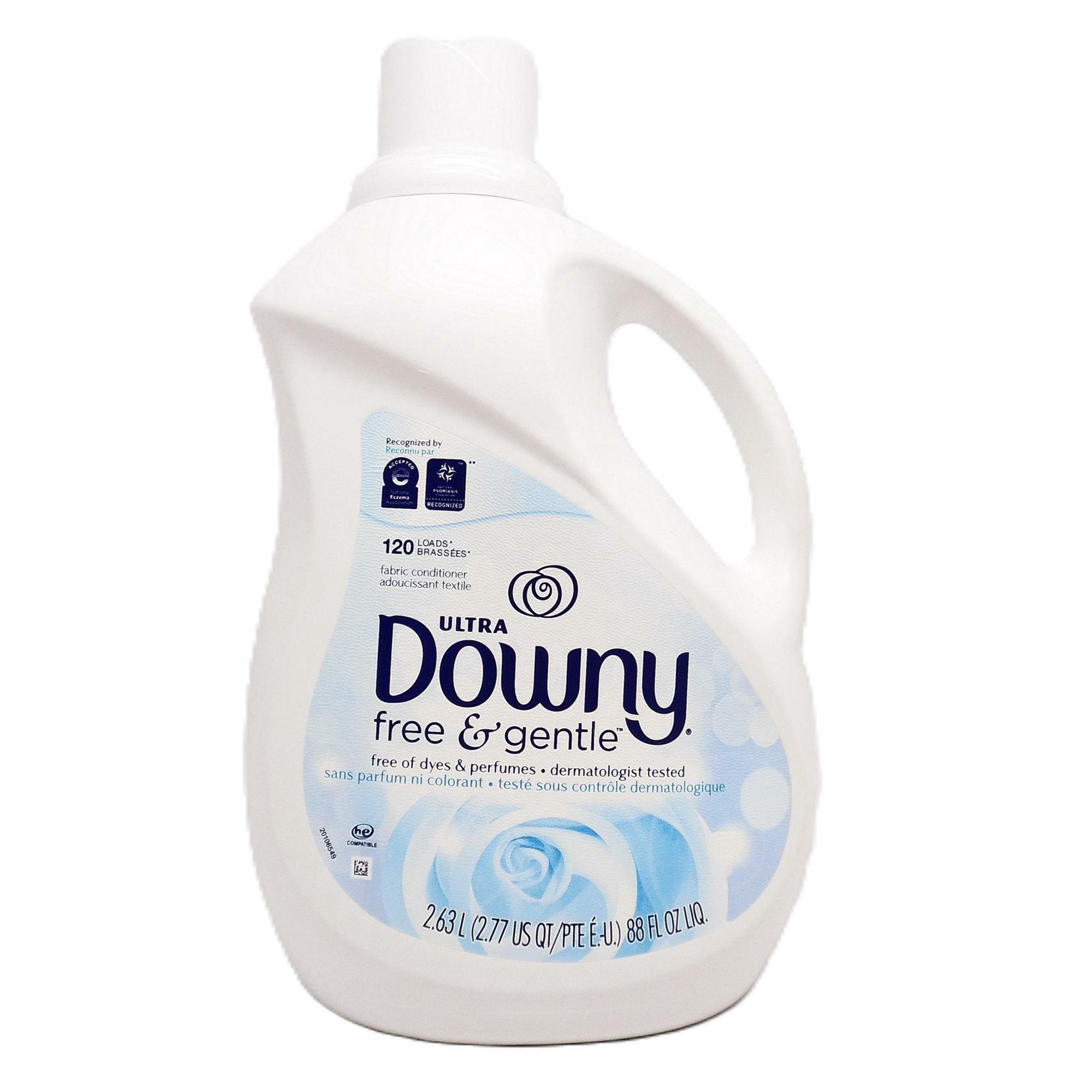 Downy Fabric Softener Free & Gentle, 120 Loads, 88 Oz