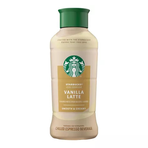 Starbucks Iced Espresso Vanilla Latte, 48 Oz