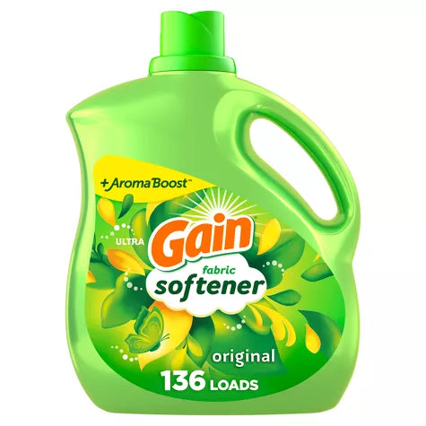 Gain Original Fabric Softener, 136 Loads, 100 Oz