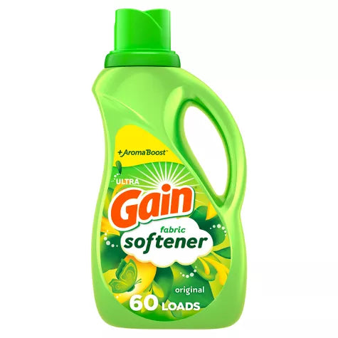 Gain Fabric Softener Original, 60 Loads, 44 Oz