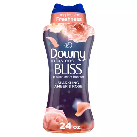 Downy Infusions Sparkling Amber & Rose In Scent Booster, 24 Oz