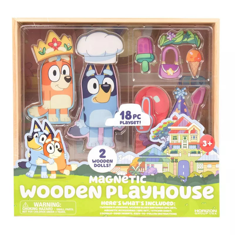 Bluey Magnetic Wooden Playhouse