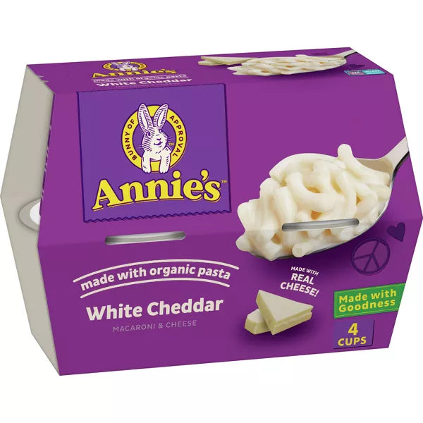 Annie's White Cheddar Macaroni & Cheese, 4 Ct