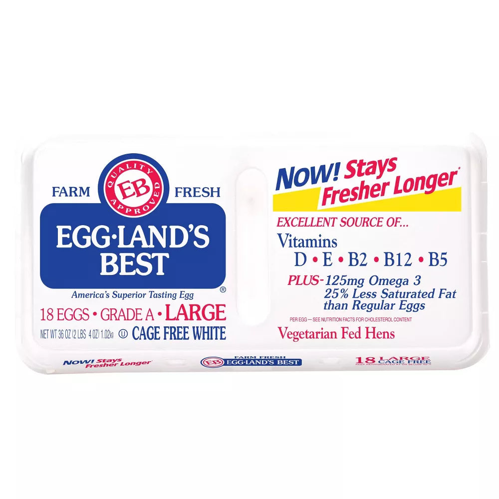 Eggland's Best Cage Free, 18 Ct