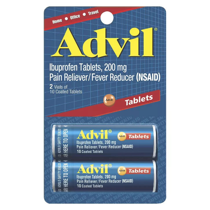 Advil 2 Pack, 10 Ct Tablets Each