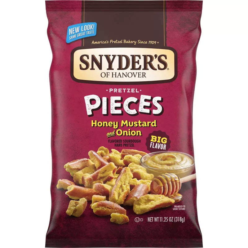 Snyder's Honey Mustard & Onion Pretzel Pieces, 11.25 Oz