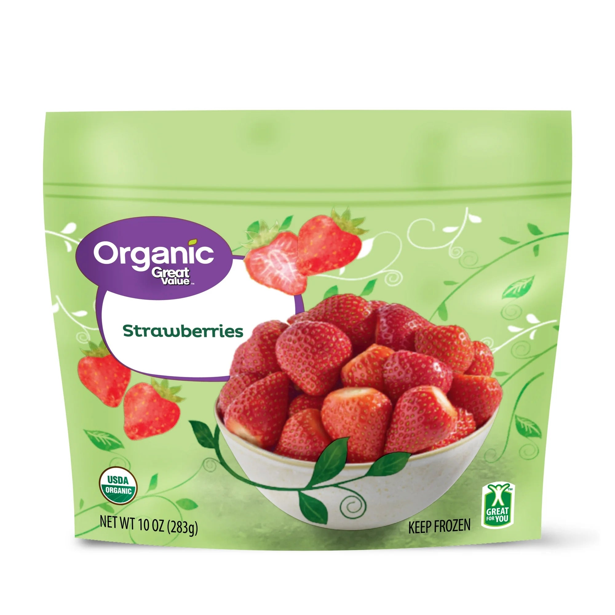 Great Value Organic Frozen Whole Strawberries