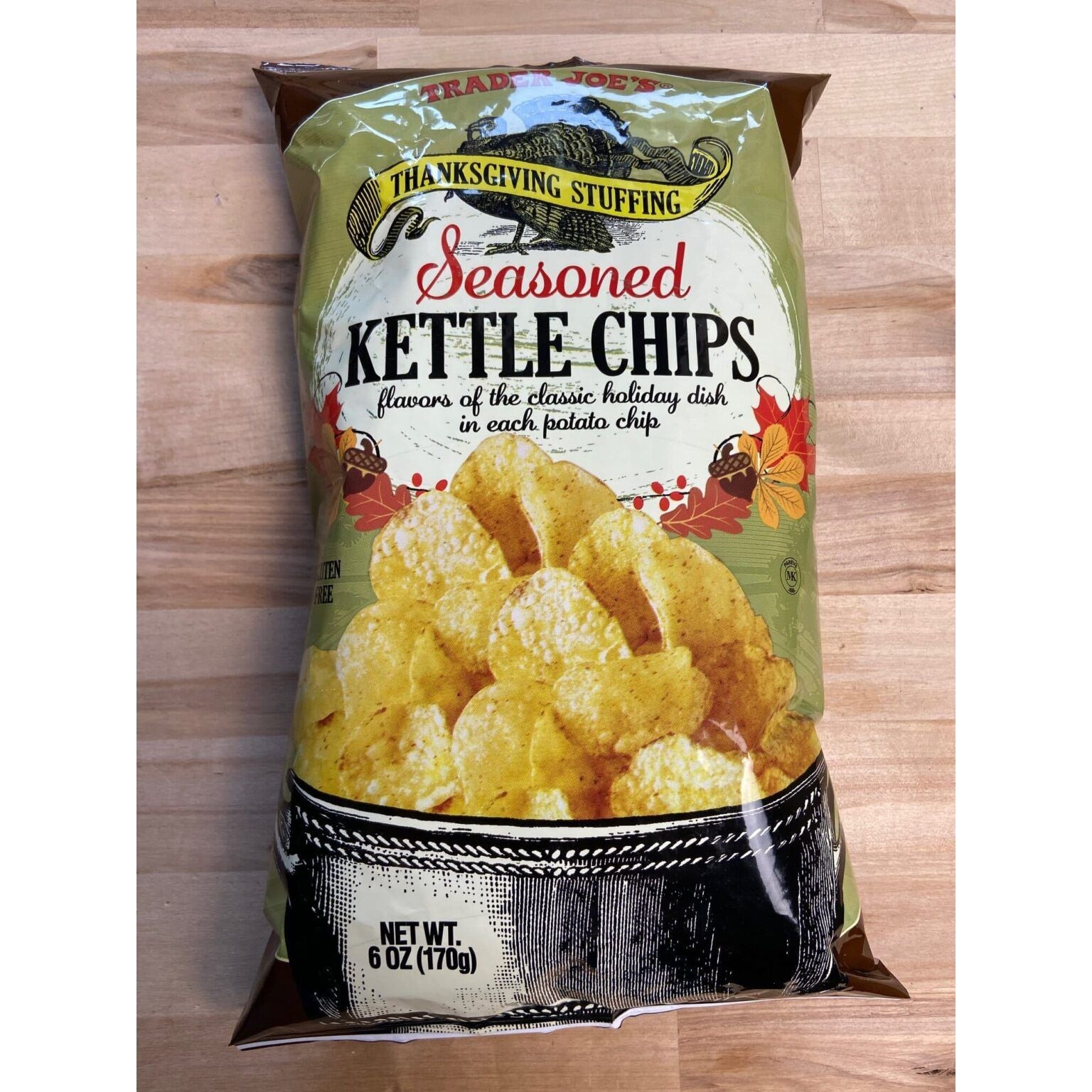 Thanksgiving Stuffing Seasoned Chips, 6 Oz