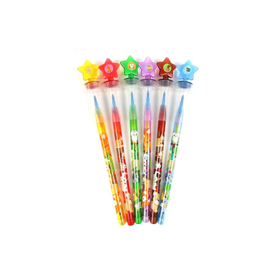 Multi-Point Pop Color Pencils with Stamp