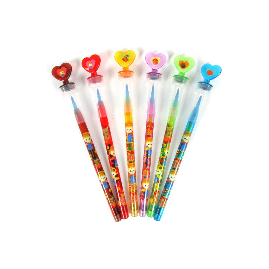 Multi-Point Pop Color Pencils with Stamp