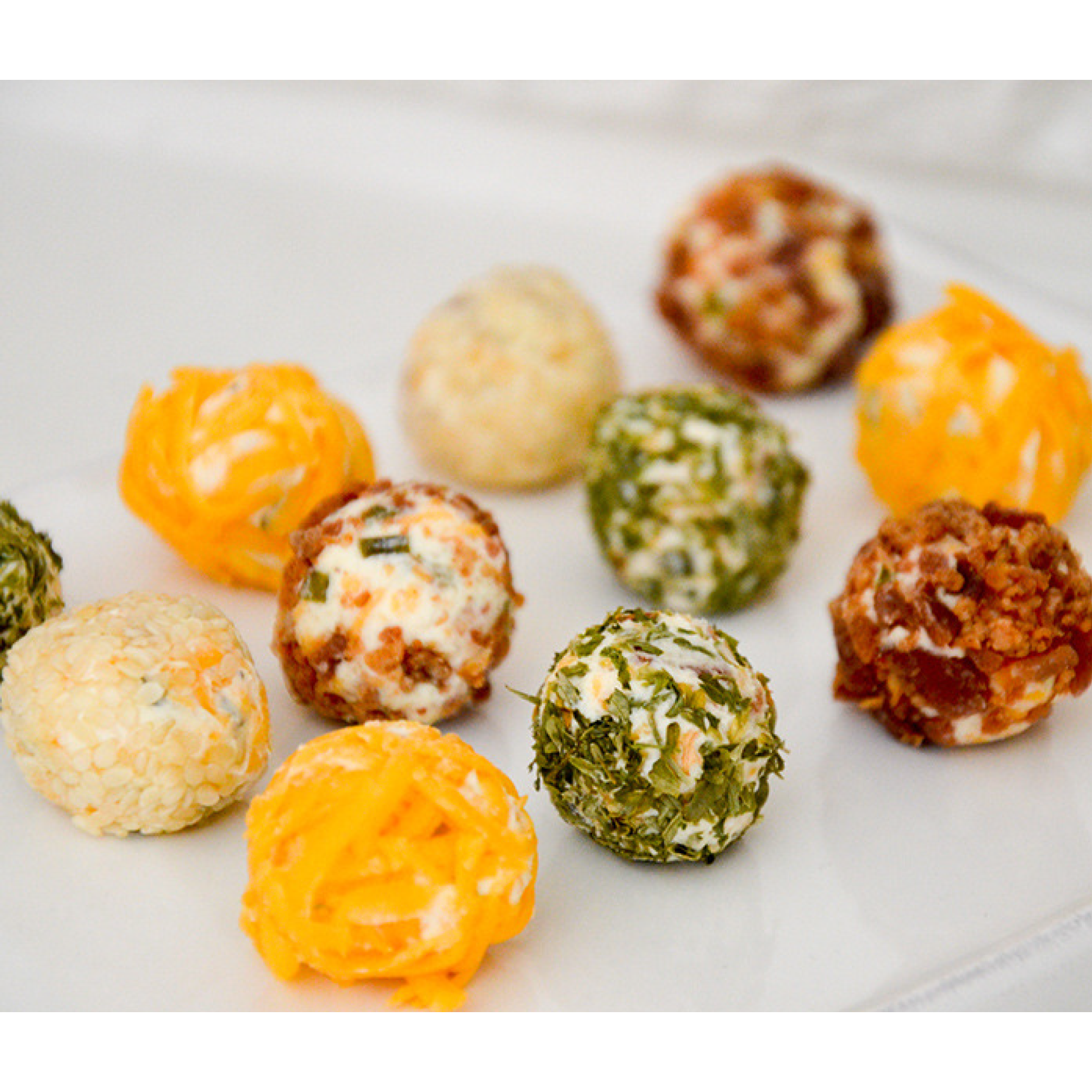 Assorted Mini Cheeseballs, 18ct.