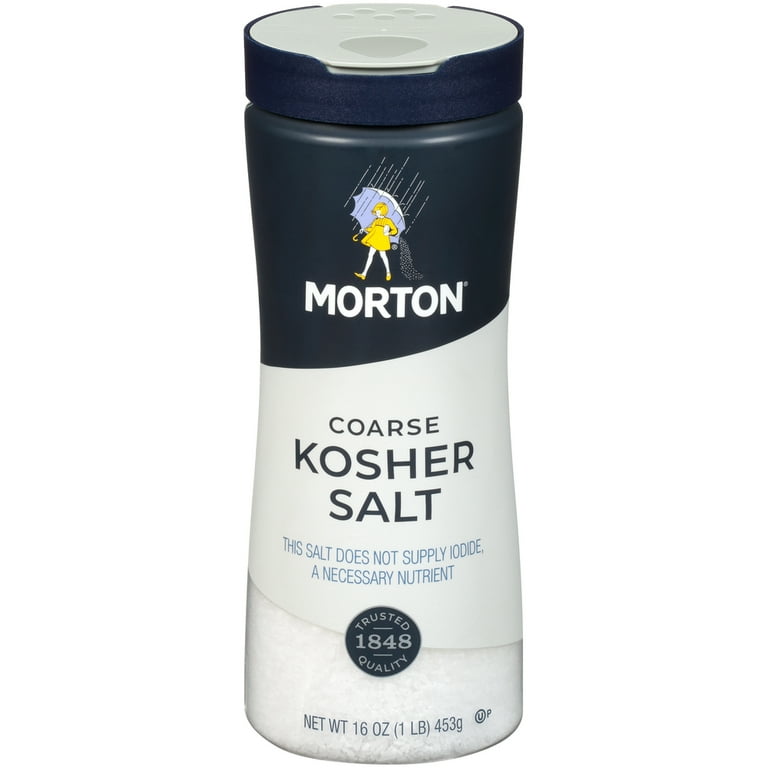 Morton Kosher Salt Coarse, 16 Oz