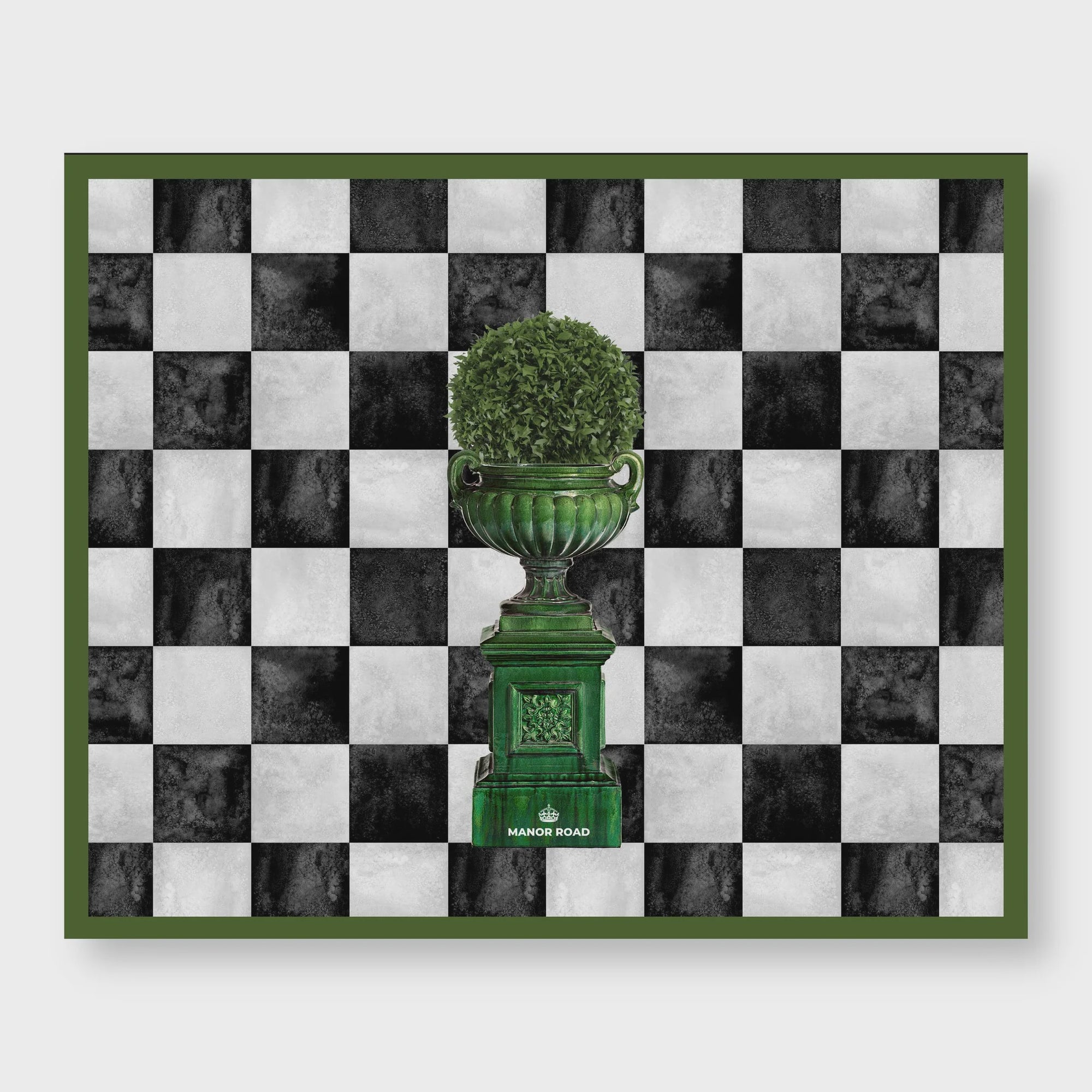 Place Mats Manor Road Courtyard Green 30 pk