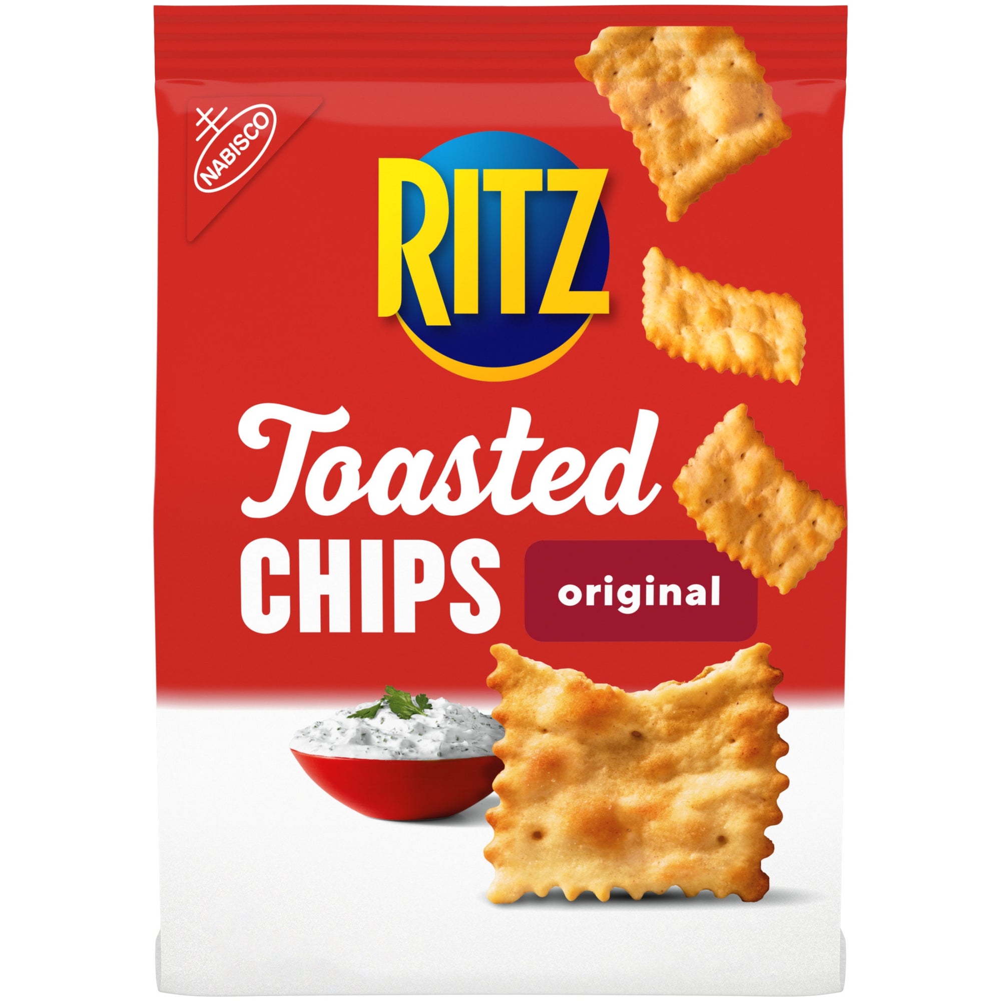 Ritz Toasted Chips Original Crackers, 8.1 Oz