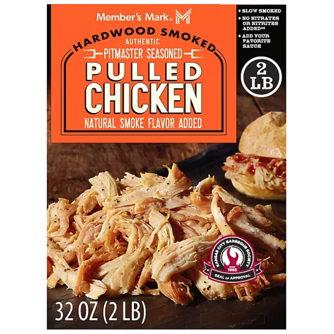 Member's Mark Seasoned Pulled Chicken, 2 lb